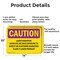 Signmission Radiation & Laser Sign, 10 in H x 14 in W, Aluminum, Rectangle OS-2PACK-CR-A-1014-L-10143 - alternate 2